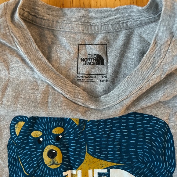 The North Face bear logo kids t shirt - Picture 3 of 3